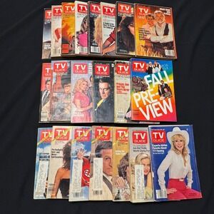 Lot of‎ 21 Vintage 1983 TV Guide Magazines with Fall Preview